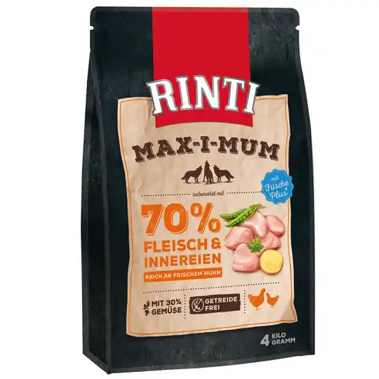 RINTI Max-i-mum Kyckling - 4 kg Nyhet