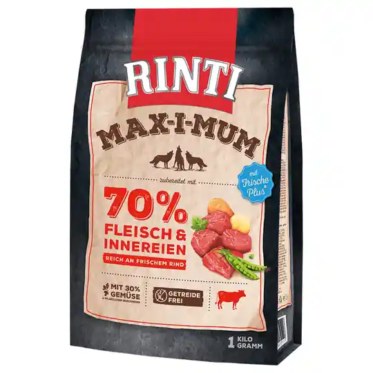Expressleverans RINTI Max-i-mum Nötkött - Ekonomipack 7 x 1 kg