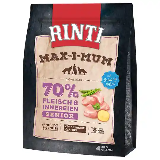 RINTI Max-i-mum Senior Kyckling - 4 kg Snabb frakt