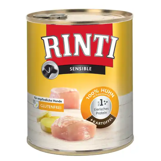 RINTI Sensible 6 x 800 g - Kyckling & potatis Populärt val