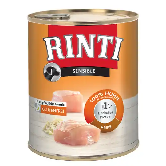 RINTI Sensible 6 x 800 g - Kyckling & ris Beställ nu