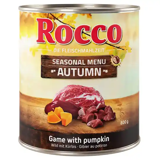 Rocco Autumn Menu Vilt & pumpa - 6 x 800 g Kundfavorit