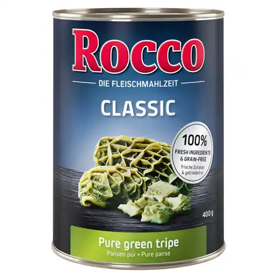 Rocco Classic 6 x 400 g hundfoder - Nötkött & lamm Sänkt pris