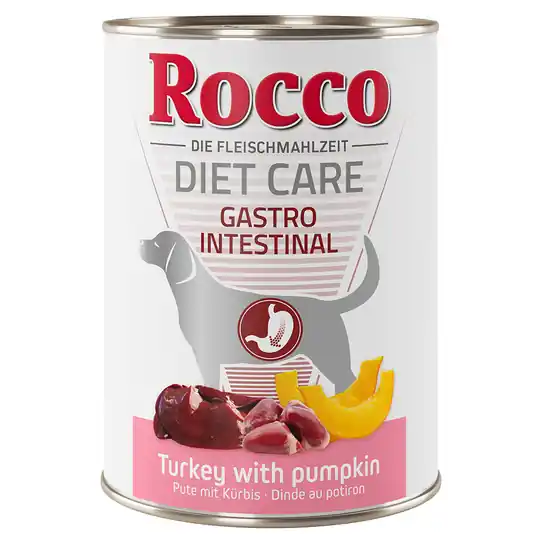 Rocco Diet Care Gastro Intestinal Turkey & Pumpkin 400 g - 6 x 400 g Kundfavorit