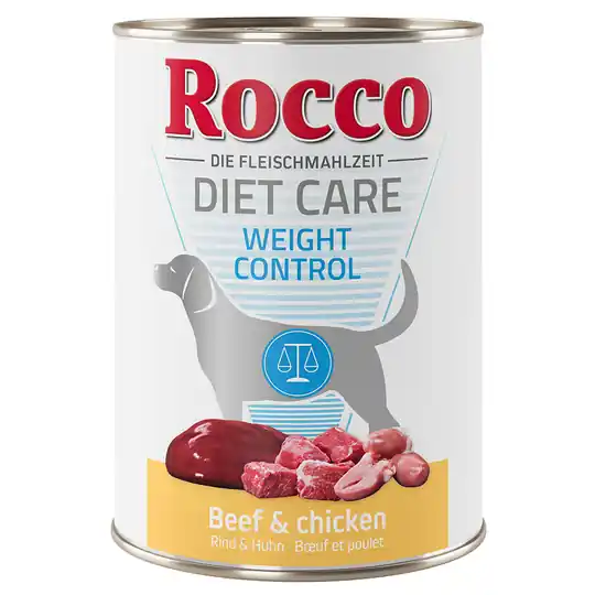 Rocco Diet Care Weight Control Chicken & Potatoe 400 g - Ekonomipack 24 x 400 g Premium