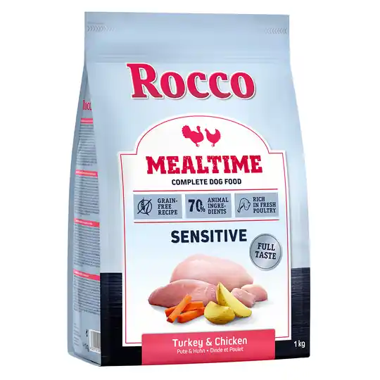 Outlet Rocco Mealtime Sensitive - Turkey & Chicken 1 kg