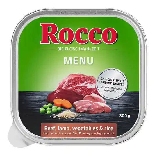 Rocco Menu 9 x 300 g portionsform - Nötkött & lamm Begränsat antal
