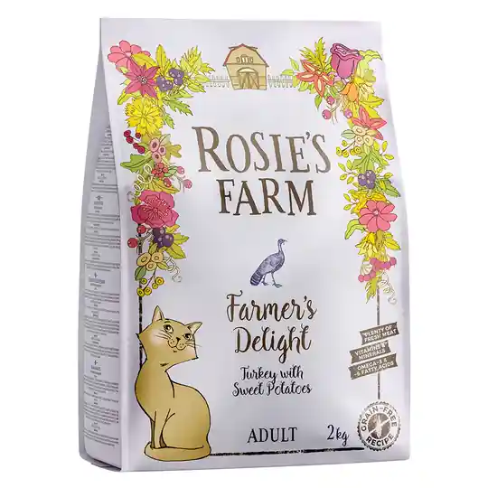 Lågt pris Rosie‘s Farm Adult Turkey with Sweet Potato - Ekonomipack 3 x 2 kg