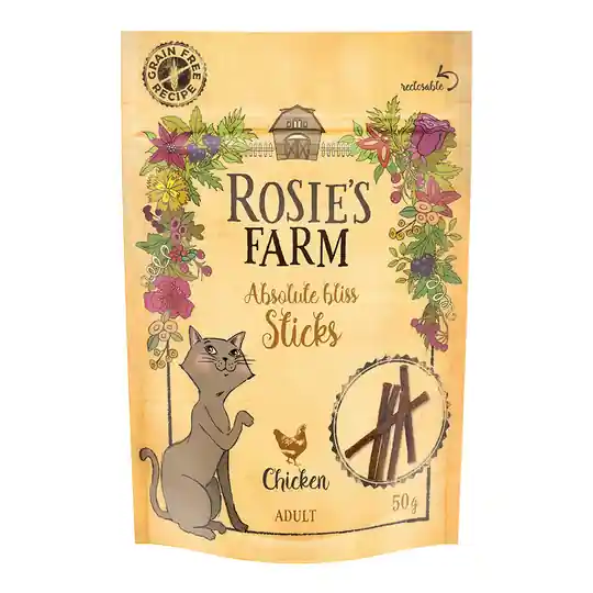 Billig Rosie‘s Farm Snack "Sticks" till prova-på-pris! - Kyckling 50 g