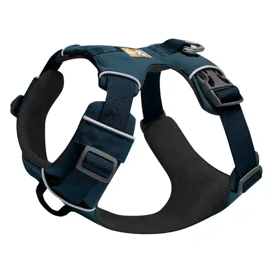 Expressleverans Ruffwear Front Range Blue Moon hundsele - Stl. M 69 - 81 cm bröstomfång, B 29 mm