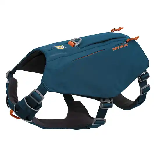 Snabb frakt Ruffwear Switchbak Blue Moon hundsele - Stl. M 69-81 cm bröstomfång