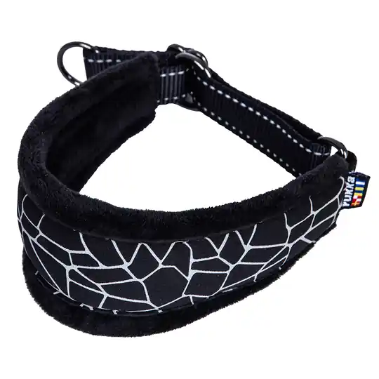 Trygg betalning Rukka® Cube halsband, svart - Stl. XS 22-28 cm halsomfång, B 15 mm