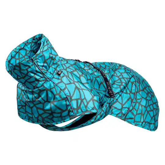 Rea Rukka® Hayton Warm regnjacka, turkos - ca 38 - 47 cm rygglängd (stl. 45)