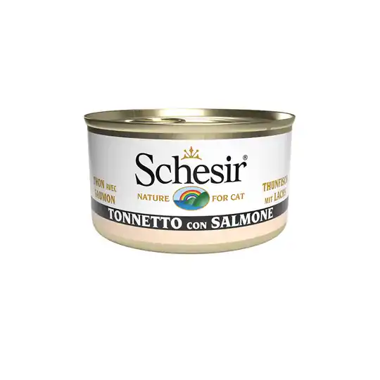 Beställ idag Schesir Tuna in Jelly 6 x 85 g - Tonfisk med lax