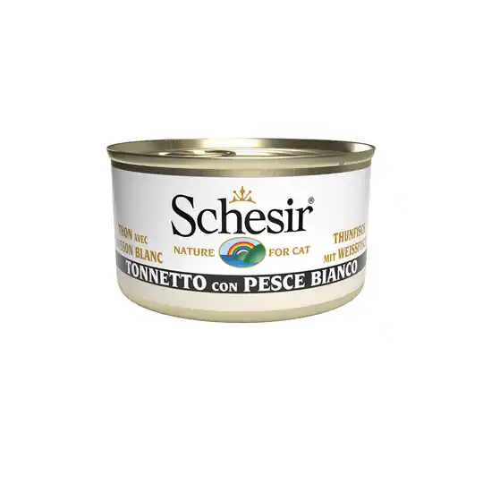 Köp nu Schesir Tuna in Jelly 6 x 85 g - Tonfisk med vit fisk