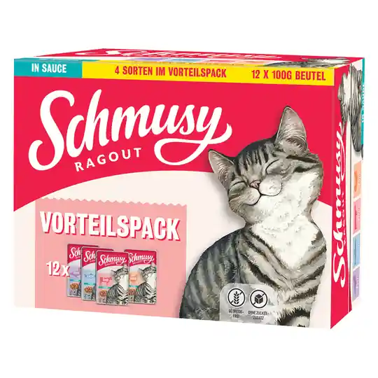 Bästa pris Schmusy Ragout in Sauce Mix - 24 x 100 g
