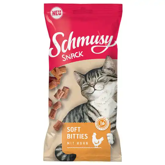 Outlet Schmusy Snack Soft Bitties - Kyckling (60 g)