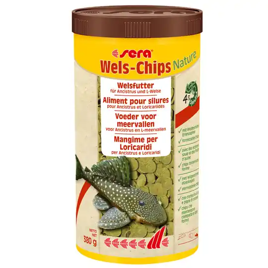 sera Catfish Chips Nature för mal - 250 ml Populär