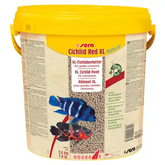 sera Cichlid Red XL Nature granulatfoder Ekonomipack 2 x 10 liter Outlet