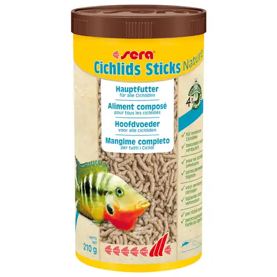 Endast idag sera Cichlids Sticks Nature - Ekonomipack 2 x 1000 ml