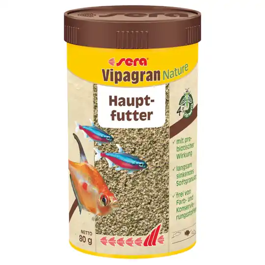 sera Vipagran Nature Softgranulat - Ekonomipack 2 x 1000 ml Nedsatt pris