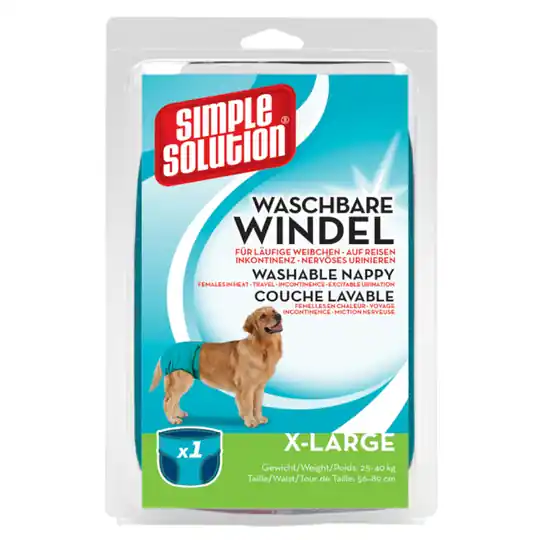 Köp online Simple Solution tvättbar hundblöja - Stl XL, 1 st
