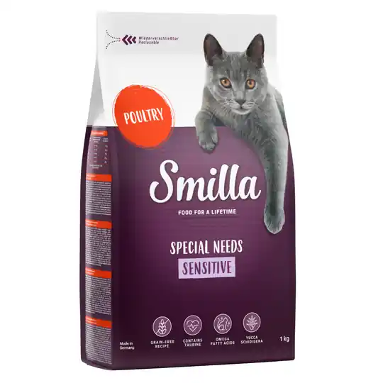Smilla Adult Sensitive Grain Free Fjäderfä - 1 kg Lägg i varukorgen