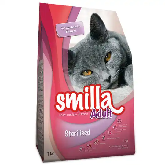 Smilla Adult Sterilised Fågel - 1 kg Populärt val