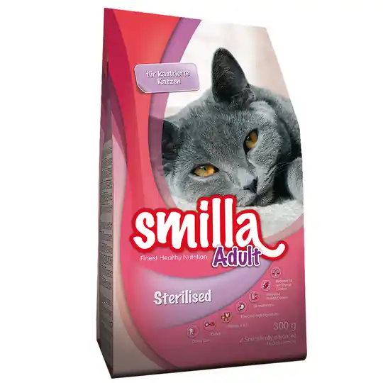 I lager Smilla Adult Sterilised Fågel - 300 g