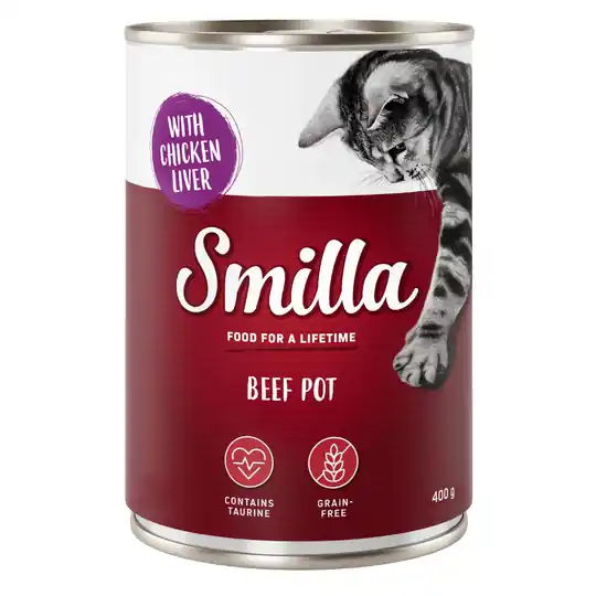 Beställ idag Smilla Beef Pot 6 x 400 g Nötkött & kycklinglever