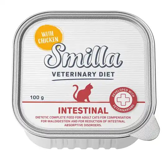 Begränsad tid Smilla Veterinary Diet Intestinal - Ekonomipack 24 x 100 g