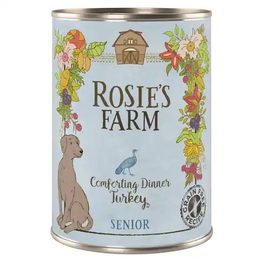 Premium Sparpris! Rosie‘s Farm 24 x 400 g - Senior Turkey