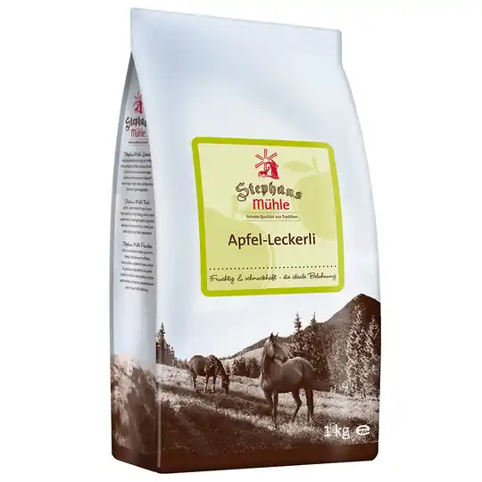 Snabb leverans Stephans Mühle Äpple hästgodis - Ekonomipack 3 x 1 kg