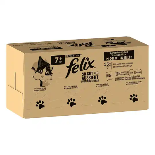 Stort ekonomipack Latz "As good as it looks" 120 x 85 g - Senior Säker betalning