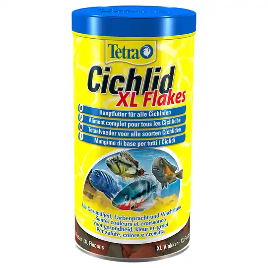 Kundfavorit TetraCichlid XL Flakes - 1000 ml