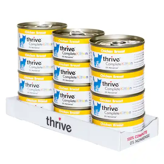 Trygg betalning Thrive Complete Kitten 12 x 75 g - Kyckling