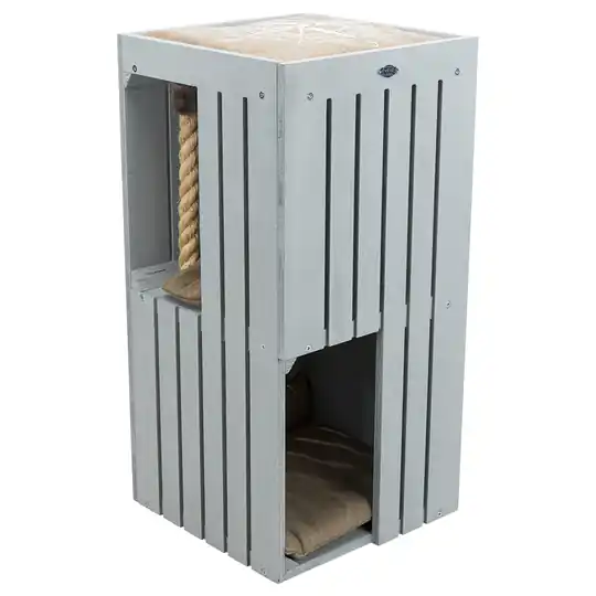 Extra rabatt Trixie BE NORDIC Cat Tower Juna klöstunna - grå