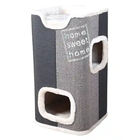 Outlet Trixie Cat Tower Jorge klöstunna - antarzit/ ljusgrå/ grå