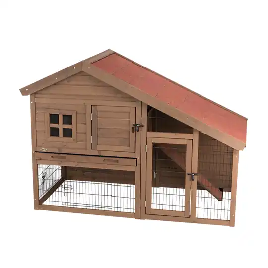Trixie Natura Luxury kaninbur med utegård - B 151 x D 80 x H 107 cm Erbjudandepris