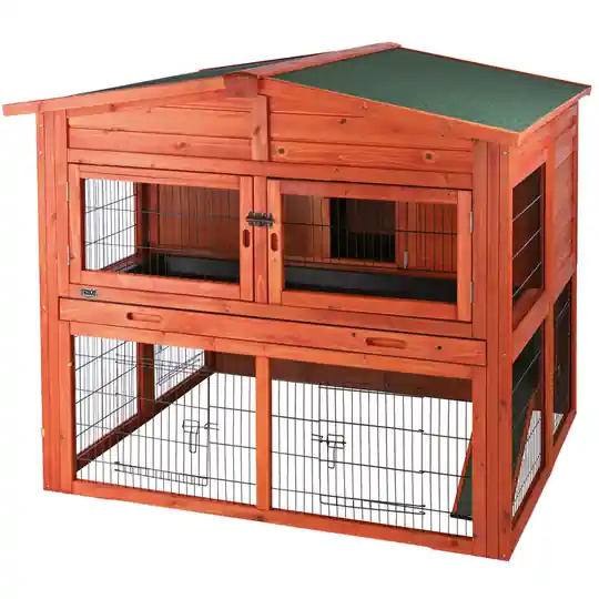 Trixie Natura XL kaninbur med utegård - L 135 x B 115 x H 112 cm (2 paket*) Beställ nu