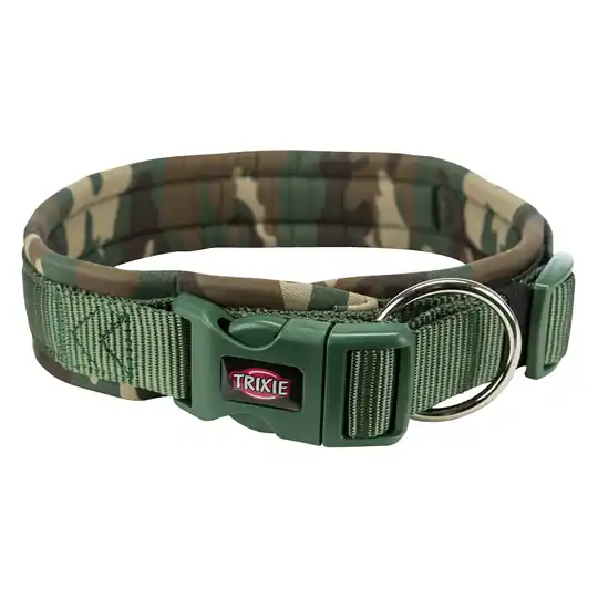 Trixie Premium halsband, extra bred neopren-vaddering - Stl. L 49-55 cm halsomfång, B 25 mm Utförsäljning