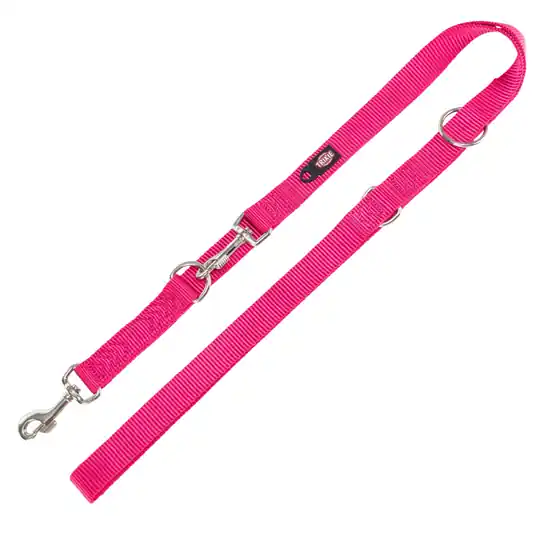 Trixie Premium justerbart koppel, fuchsia - Stl. L-XL 2 m långt/25 mm brett Erbjudandepris
