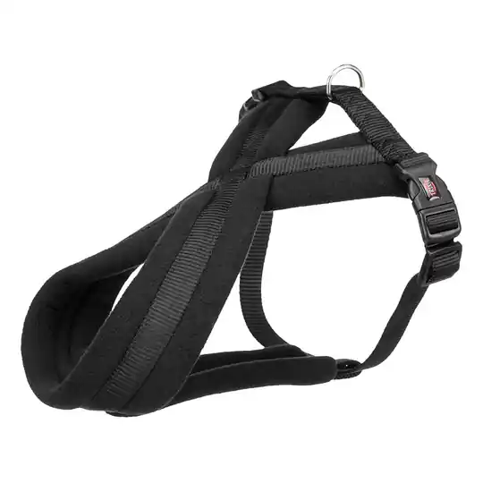 Trixie Premium Touring sele, svart - Stl. M 45-80 cm bröstomfång Rea