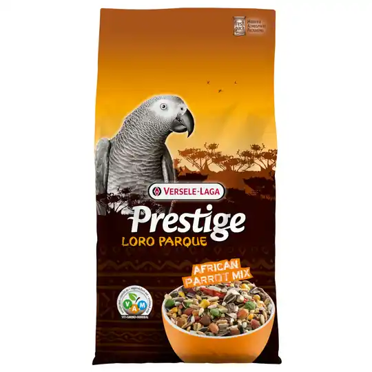 Versele-Laga Prestige Loro Parque African Parrot papegojfoder Ekonomipack 2 x 10 kg Kundfavorit
