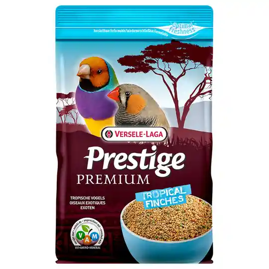 Versele-Laga Prestige Premium Tropical Finches finkfoder Ekonomipack 2 x 800 g prisnedsättning