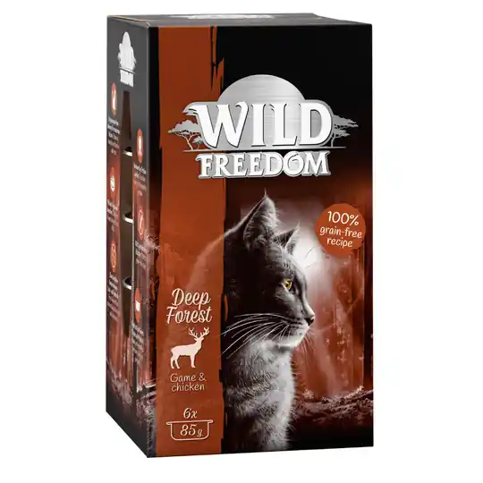 Wild Freedom Adult portionsform 6 x 85 g - Deep Forest - Venison & Chicken Extra rabatt