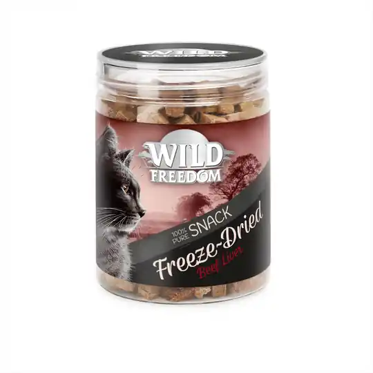 Kundfavorit Wild Freedom Freeze-Dried Snacks Beef Liver - 60 g