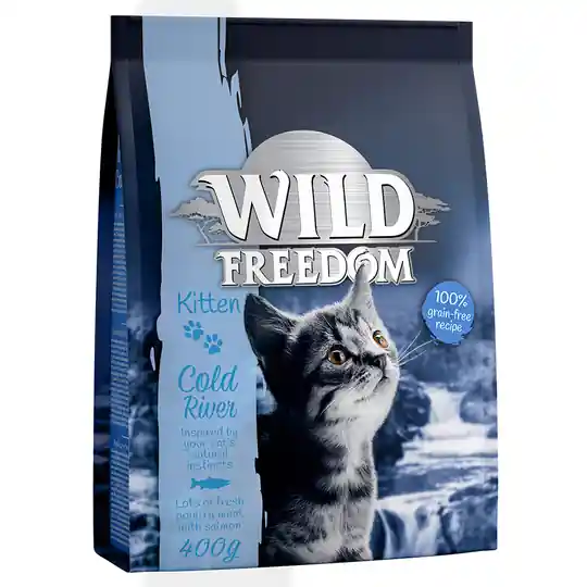 Handla nu Wild Freedom Kitten "Cold River" - Salmon - 400 g