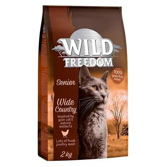 Snabb leverans Wild Freedom Senior "Wide Country" - Poultry - 2 kg