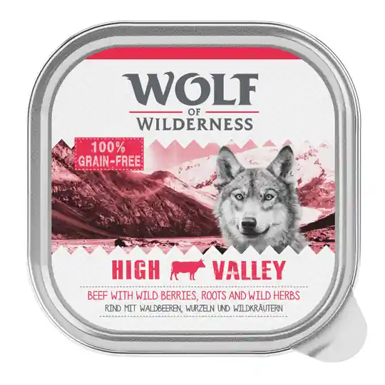 Wolf of Wilderness Adult 6 x 300 g - Green Fields - Lamb Rabatt